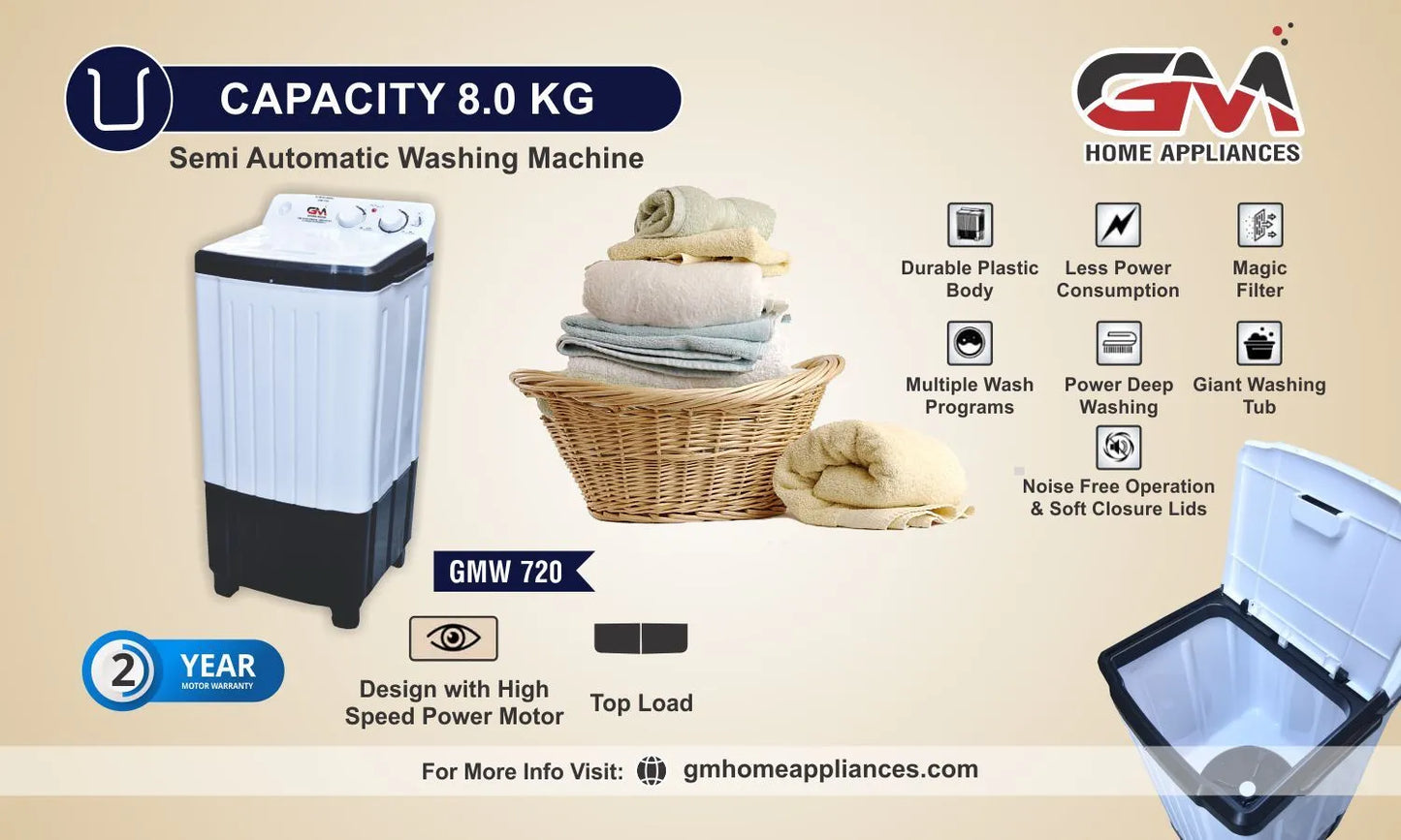 Washing Machine GM-720