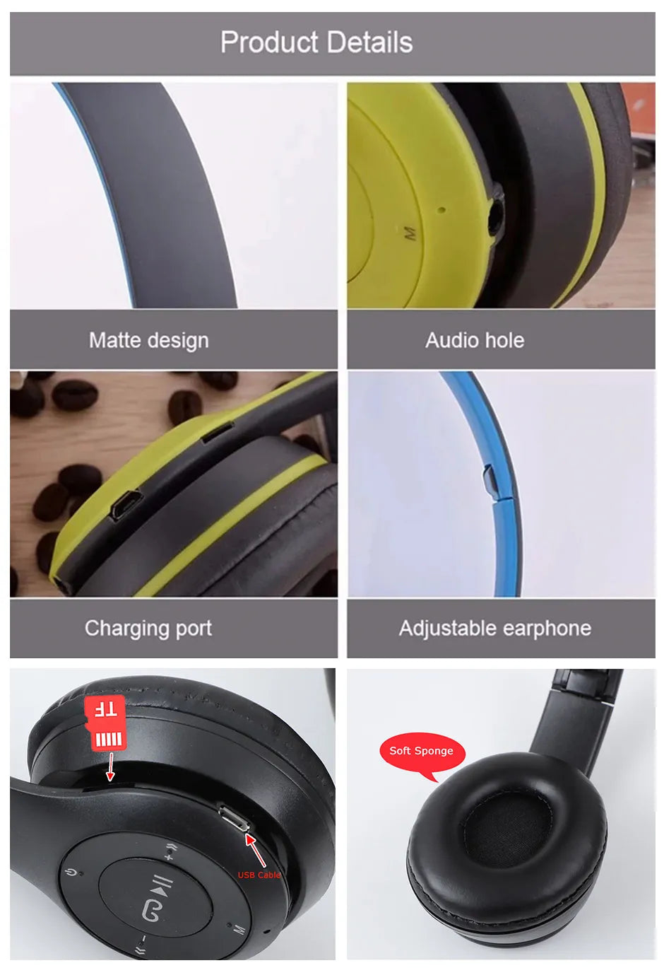 P47 Wireless Headphones